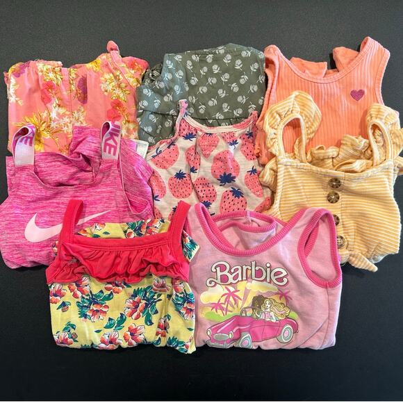 Toddler Girl Romper Bundle - 2T - Various Brands - Picture 1 of 9
